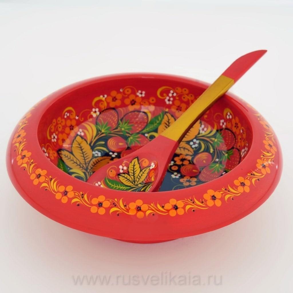 посуда хохлома