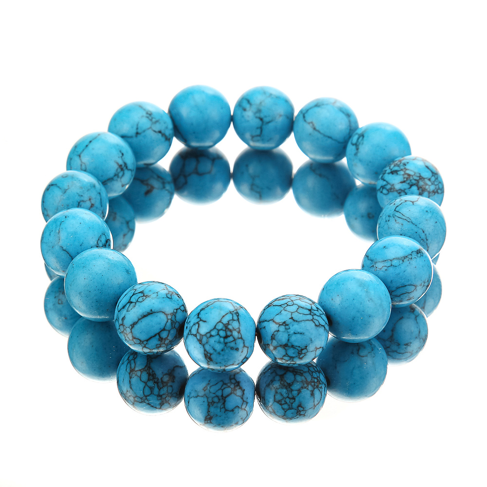 Браслет из натурального камня. Бирюза. Вес 38,5 г - интернет магазин Русь Велика я фото 2