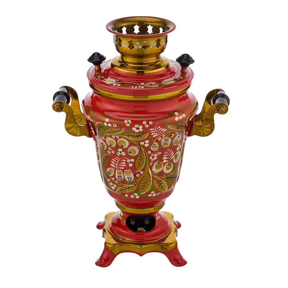 Самовар электрический 1,5 л «Ландыш». Хохлома - интернет магазин Русь Велика я фото 5