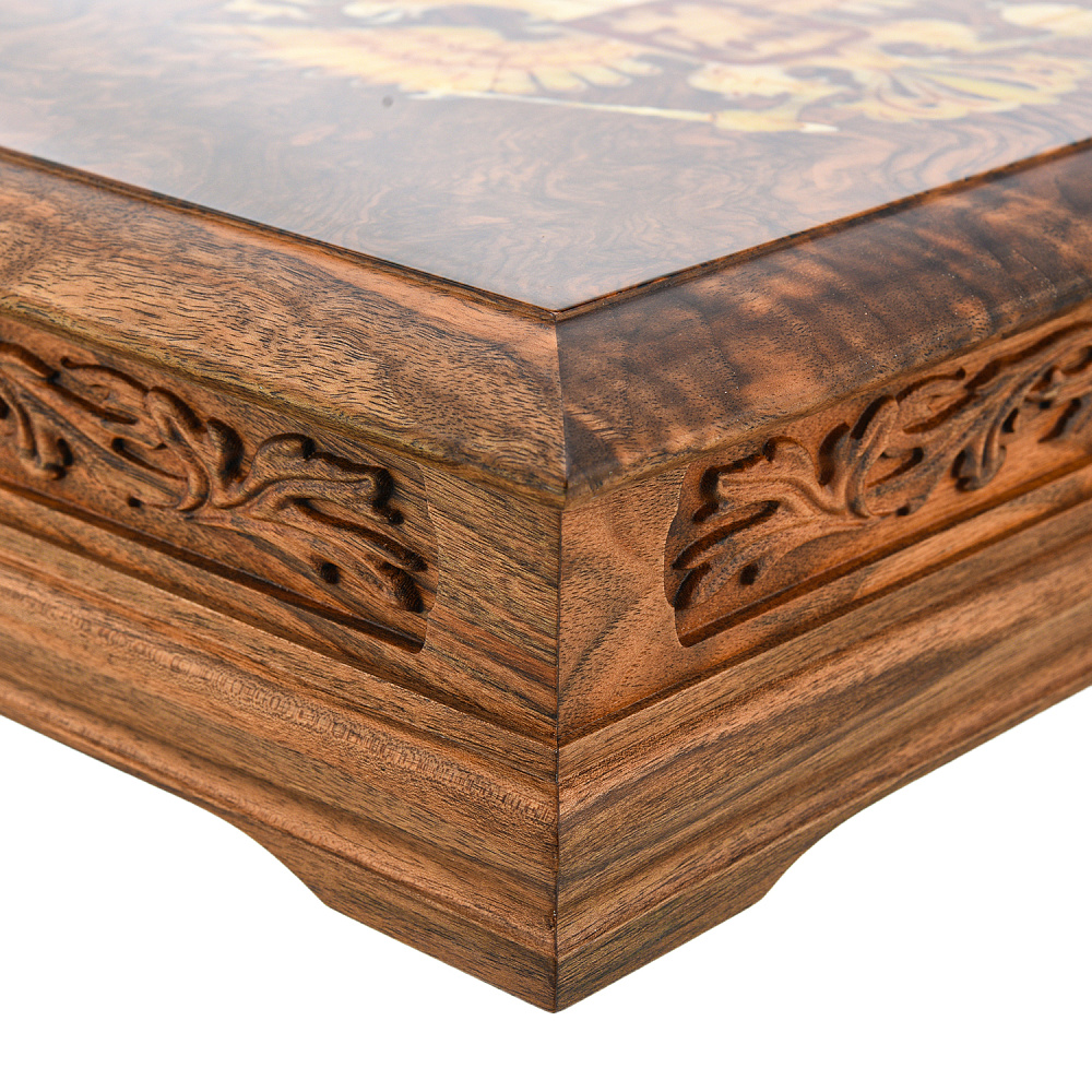 Шкатулка с янтарем «Герб РФ» - интернет магазин Русь Велика я фото 3