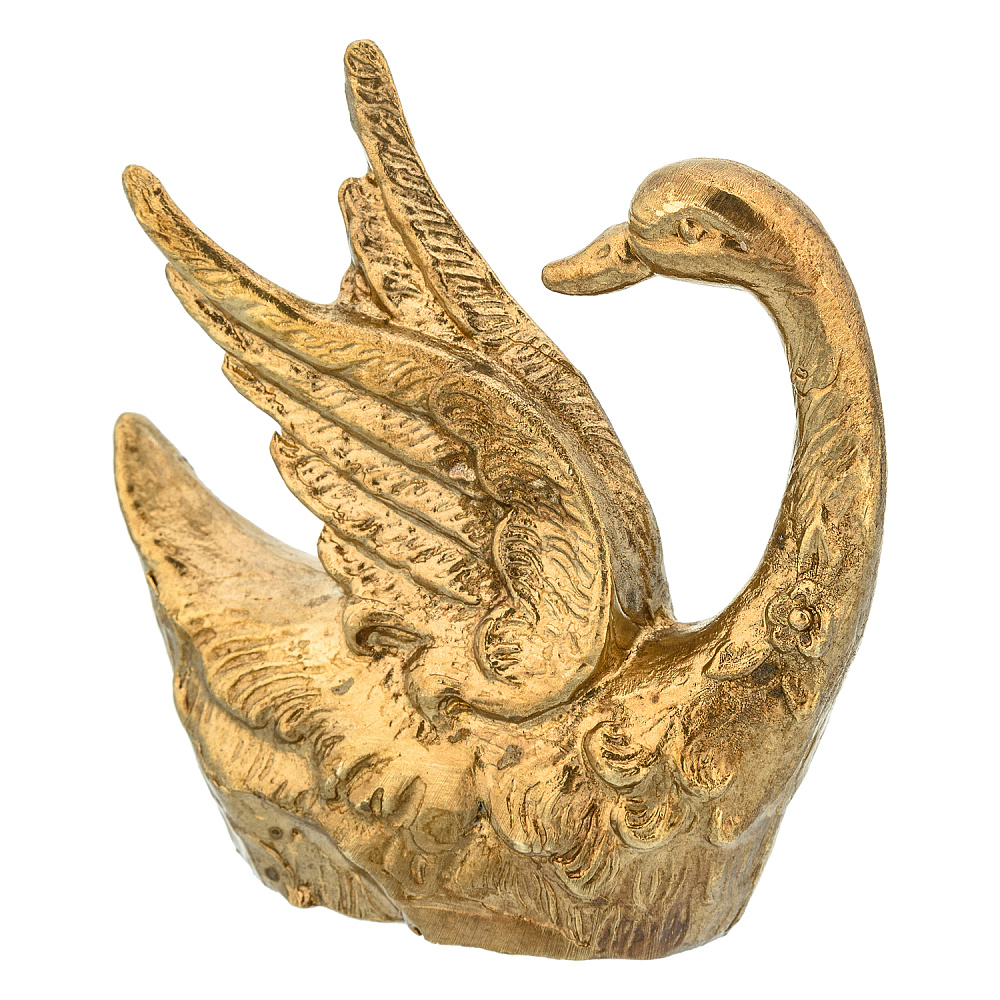 Бронзовый колокольчик «Лебедь» - интернет магазин Русь Велика я 