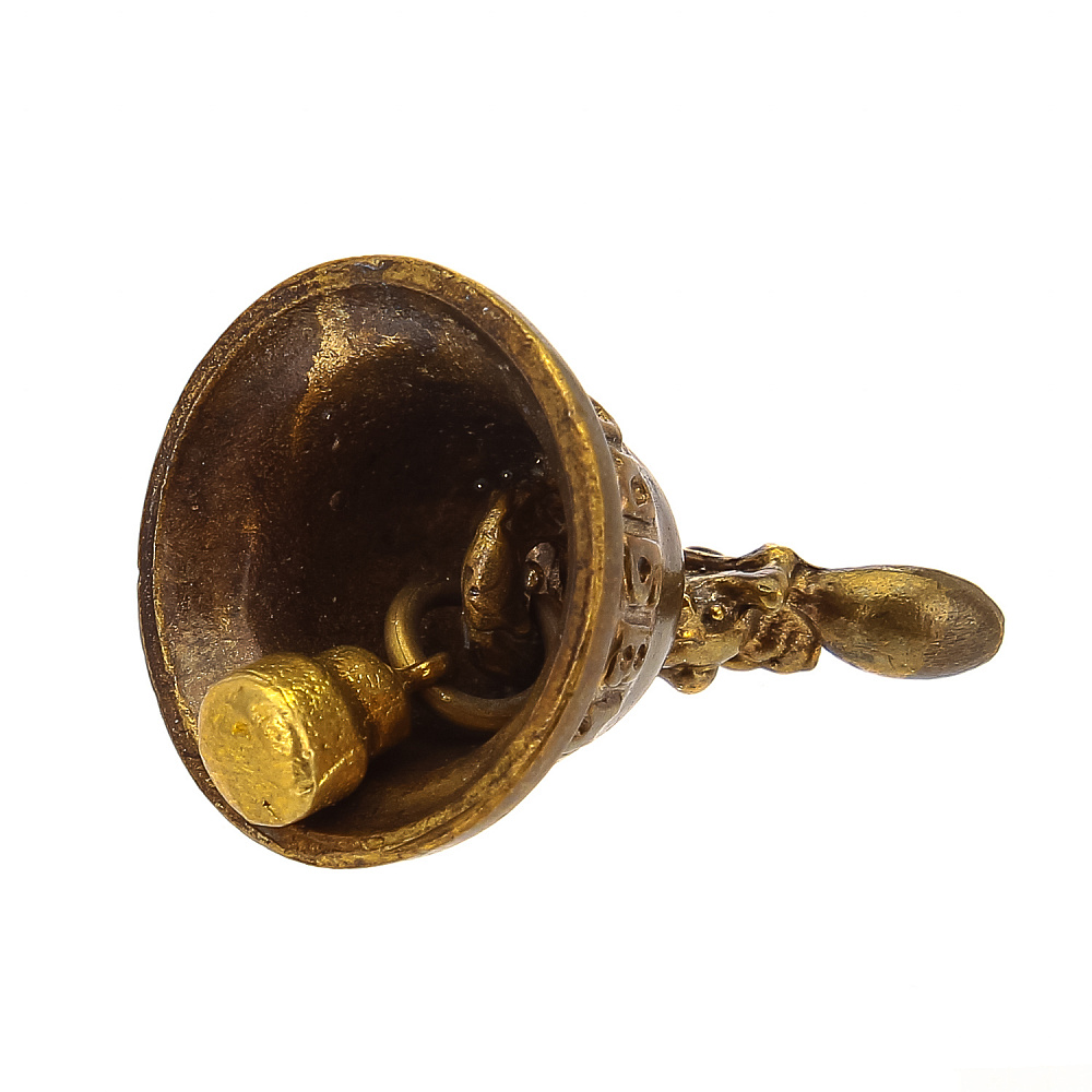 Бронзовый колокольчик «Мышь с ложкой» - интернет магазин Русь Велика я фото 4