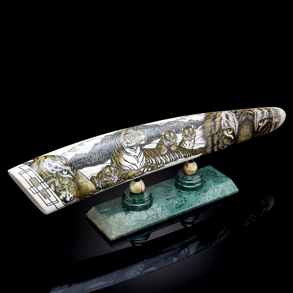 Композиция из кости «Тигры» - интернет магазин Русь Велика я фото 3
