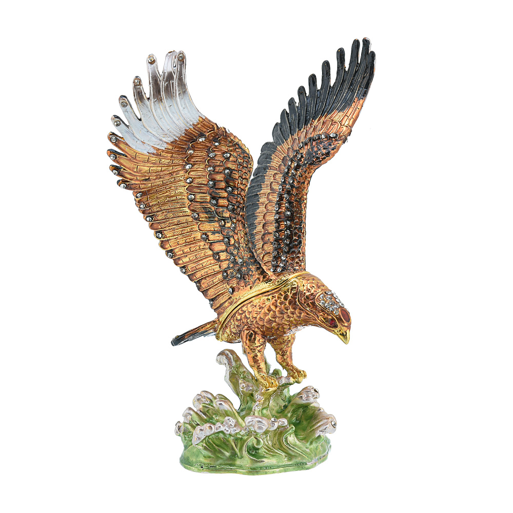 Шкатулка «Орел». Традиции Фаберже - интернет магазин Русь Велика я фото 1