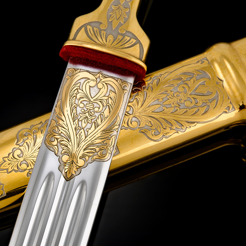 Кинжал сувенирный «Российский». Златоуст - интернет магазин Русь Велика я фото 2