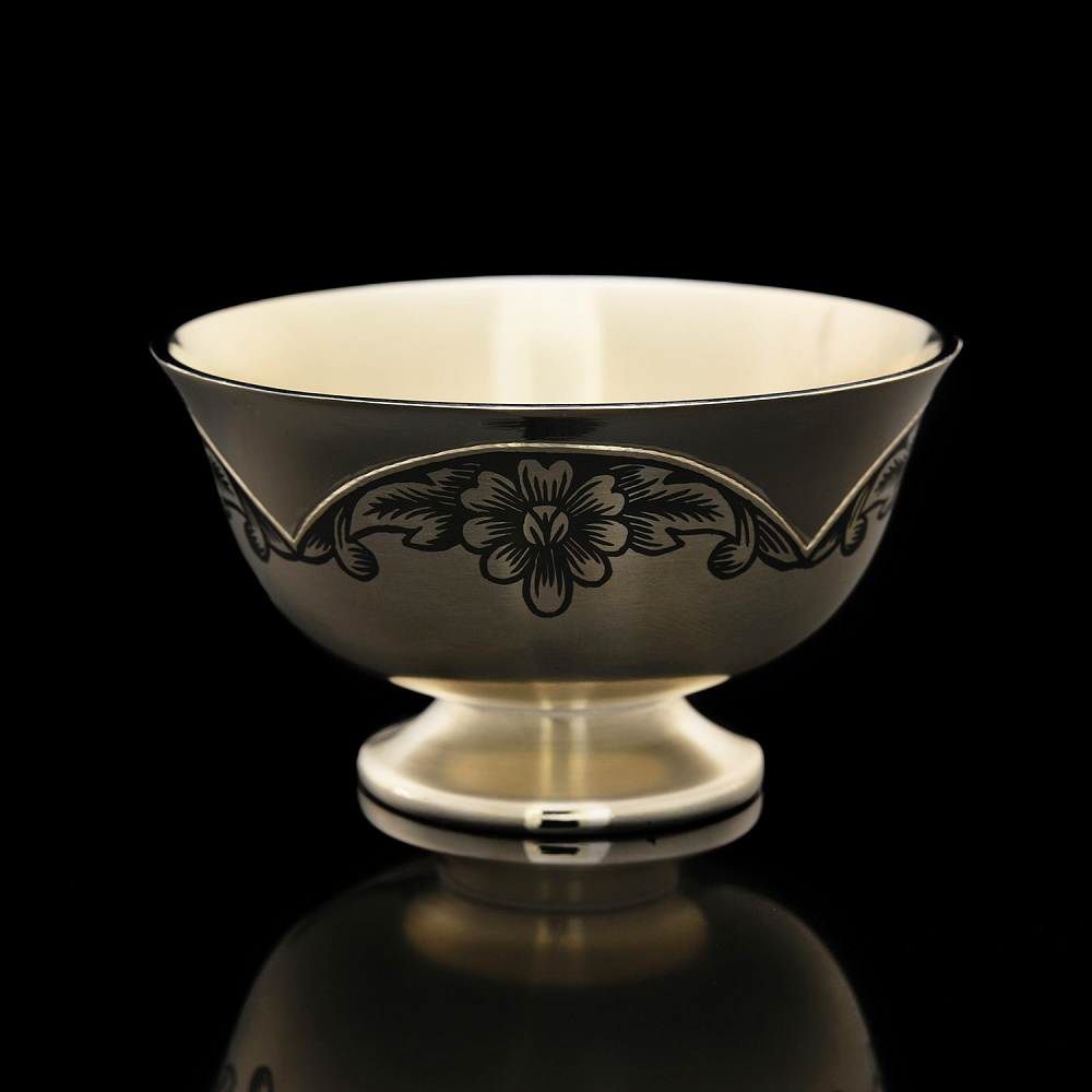 Солонка из серебра 925*. Вес 53,57 г - интернет магазин Русь Велика я 