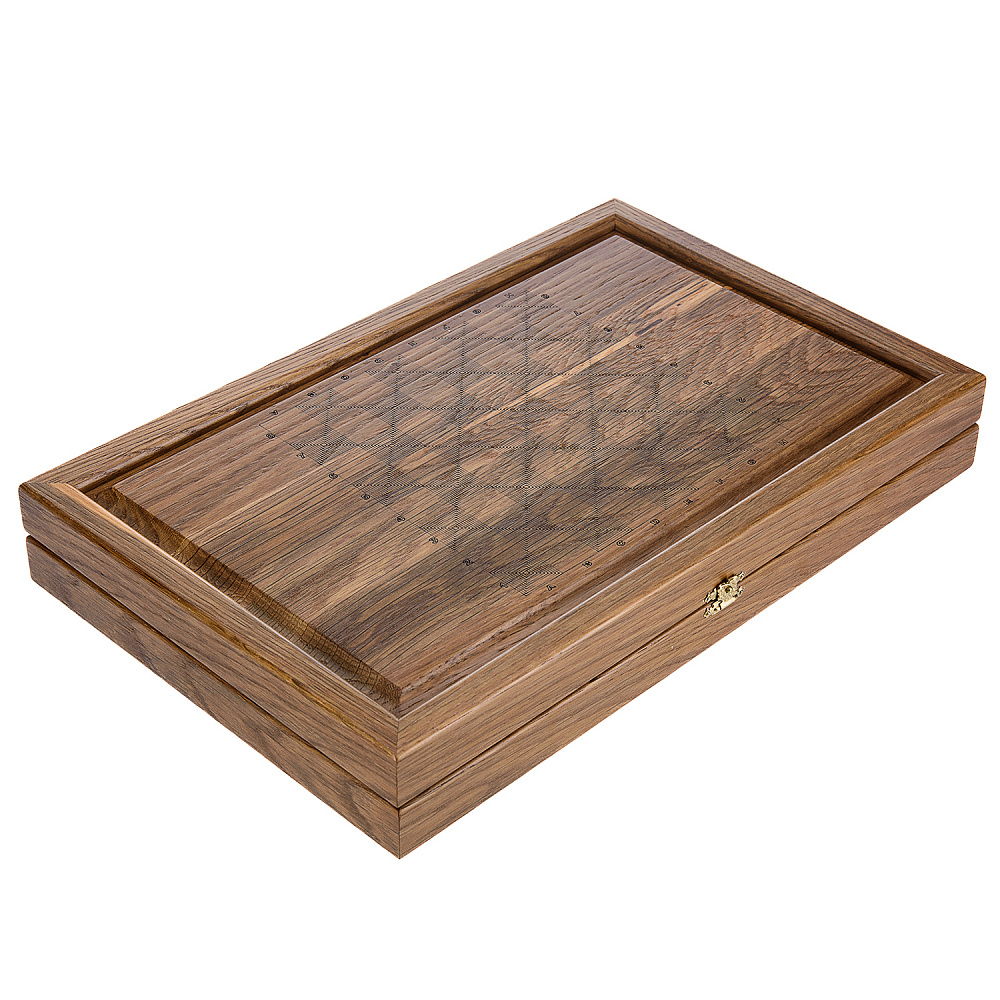 Резные деревянные нарды-шашки «Суздальские див и задумчивый лев» - интернет магазин Русь Велика я фото 7