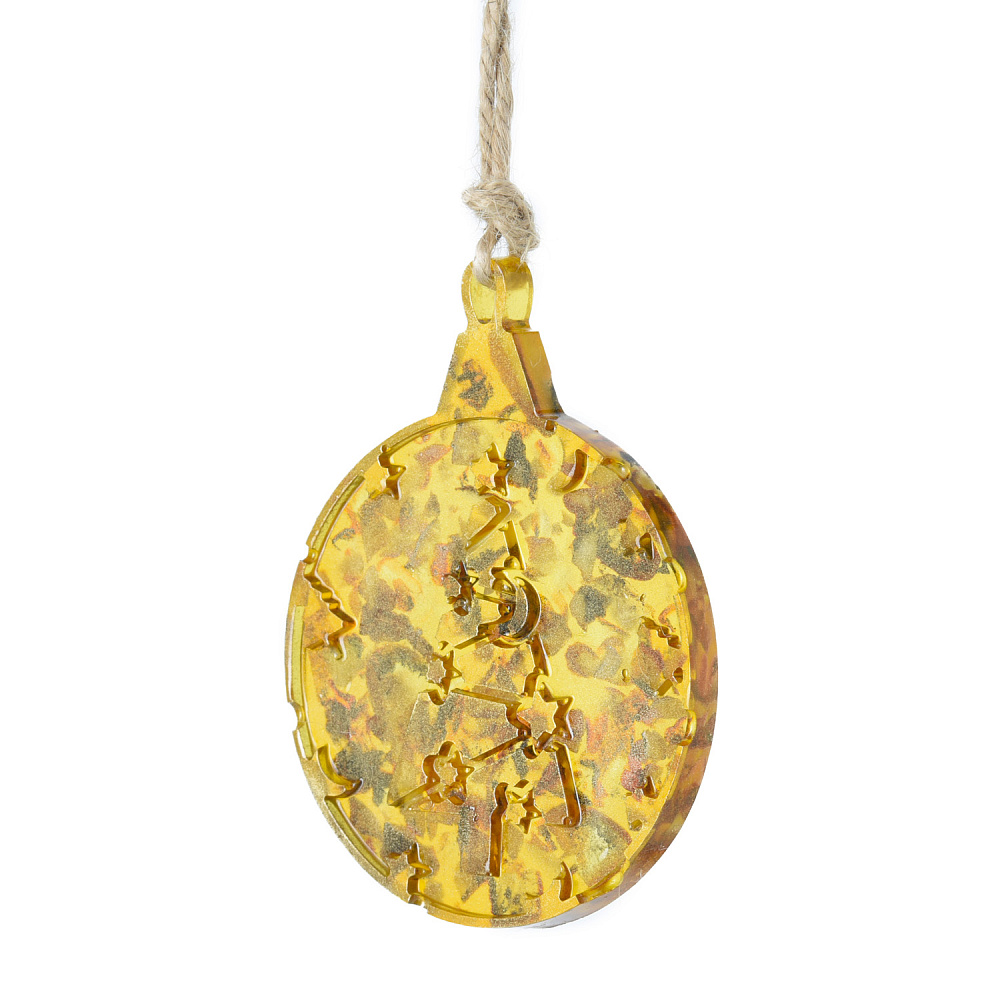 Елочная игрушка из янтаря «Шар» - интернет магазин Русь Велика я 