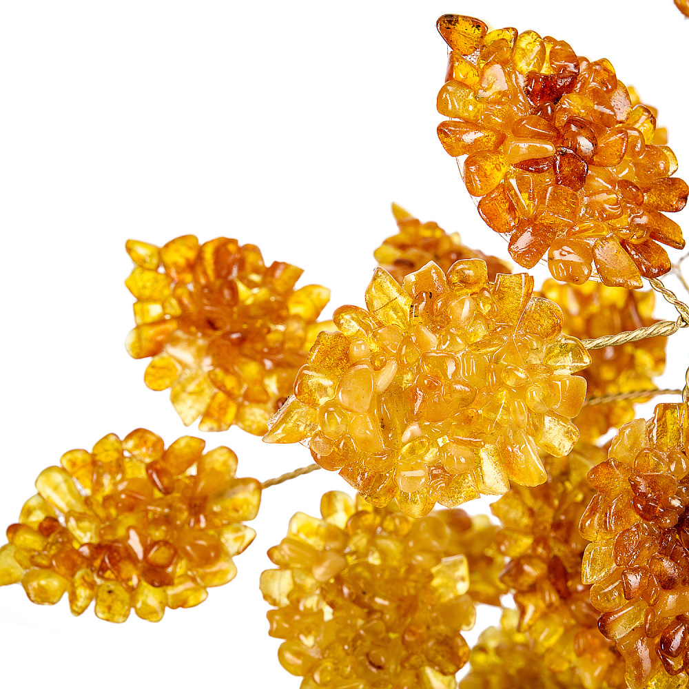 Денежное дерево из янтаря 32 см - интернет магазин Русь Велика я фото 2