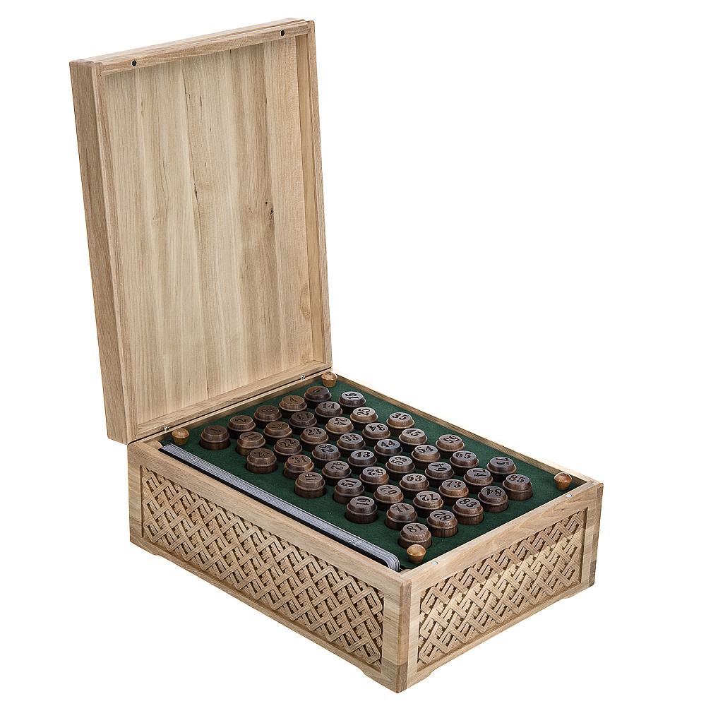 Русское лото в резной шкатулке из граба «Вещий Олег» - интернет магазин Русь Велика я фото 4