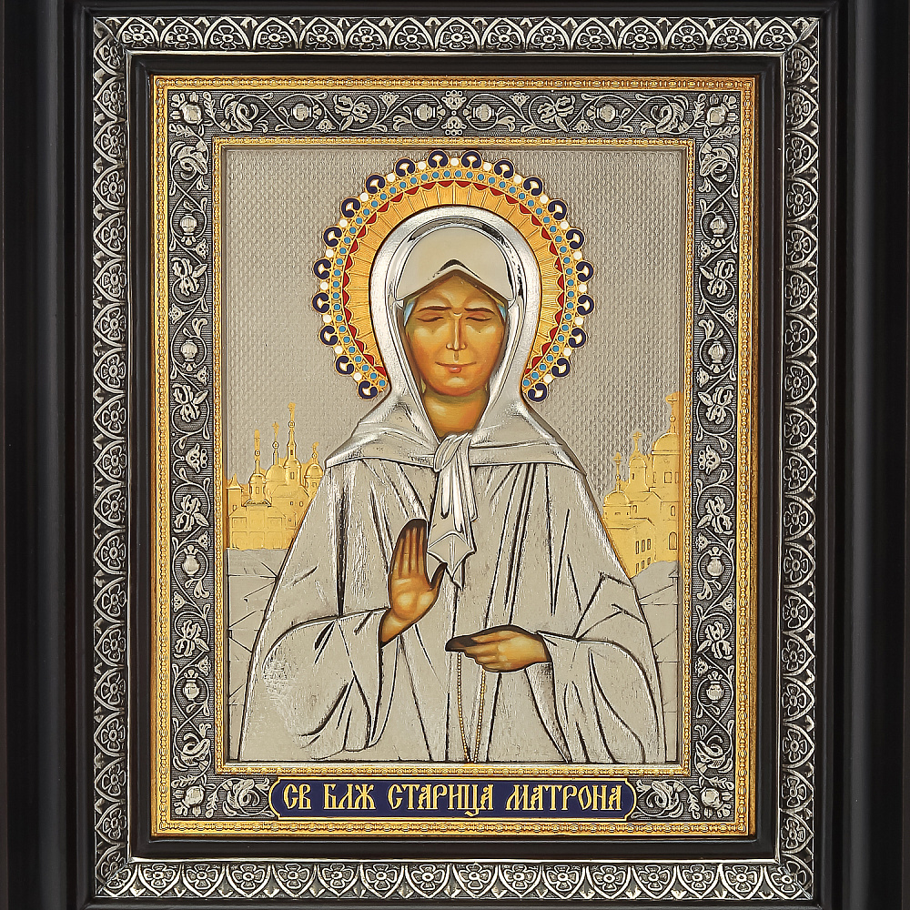 Икона «Святая Матрона Московская» 26 х 31 см - интернет магазин Русь Велика я фото 1