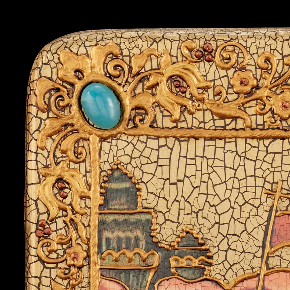 Икона подарочная «Чудо св. Георгия о змие» 29 х 42 см - интернет магазин Русь Велика я фото 4