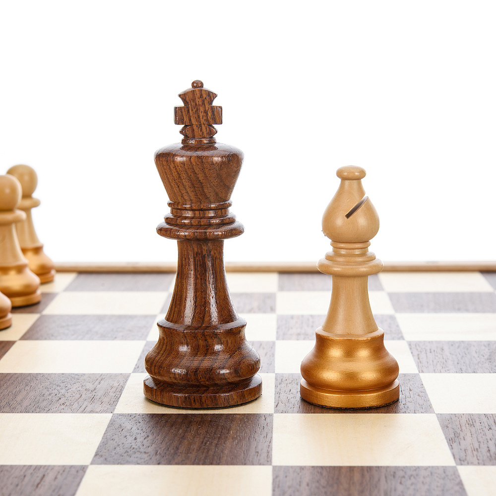 Шахматный ларец с деревянными фигурами 47х47 см - интернет магазин Русь Велика я фото 4