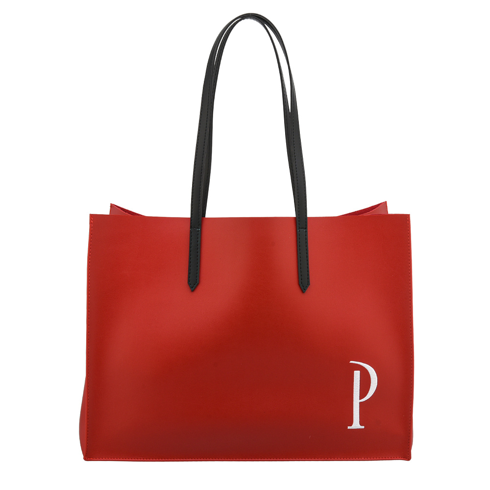 Подарочный пакет-упаковка из экокожи «Р» 32х15х42 см - интернет магазин Русь Велика я фото 1