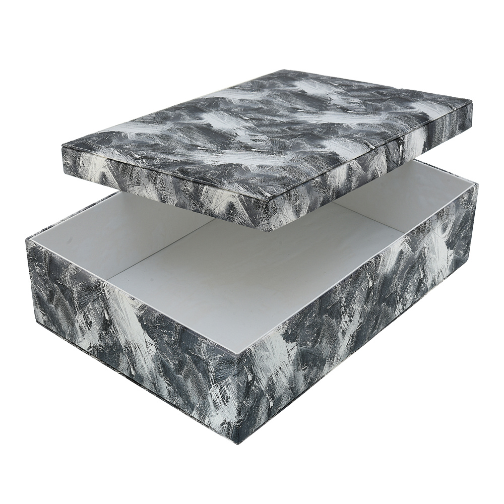 Подарочная упаковка из экокожи черно-белая - интернет магазин Русь Велика я фото 1