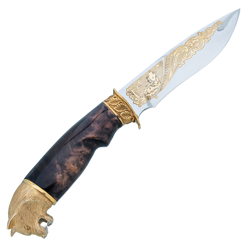 Нож сувенирный «Волк». Златоуст - интернет магазин Русь Велика я фото 1