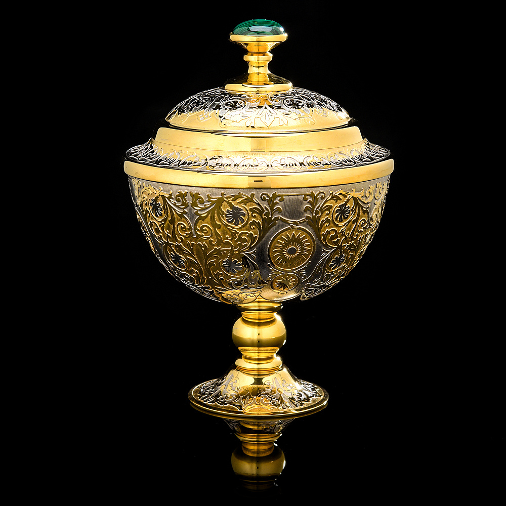 Сахарница «Малахит». Златоуст - интернет магазин Русь Велика я 