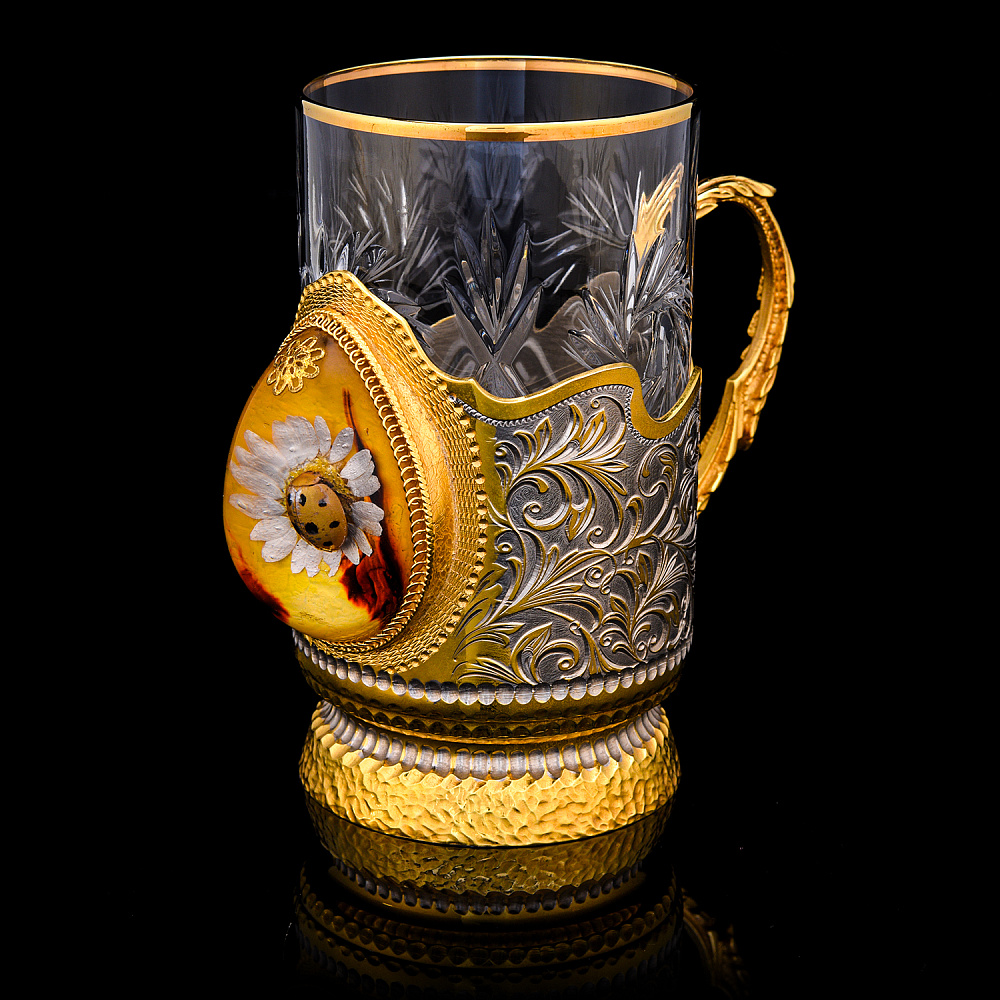 Подстаканник «Божья коровка». Златоуст - интернет магазин Русь Велика я фото 2