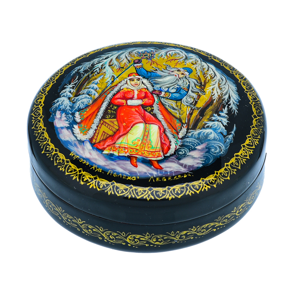 Шкатулка с художественной росписью «Морозко» - интернет магазин Русь Велика я фото 1