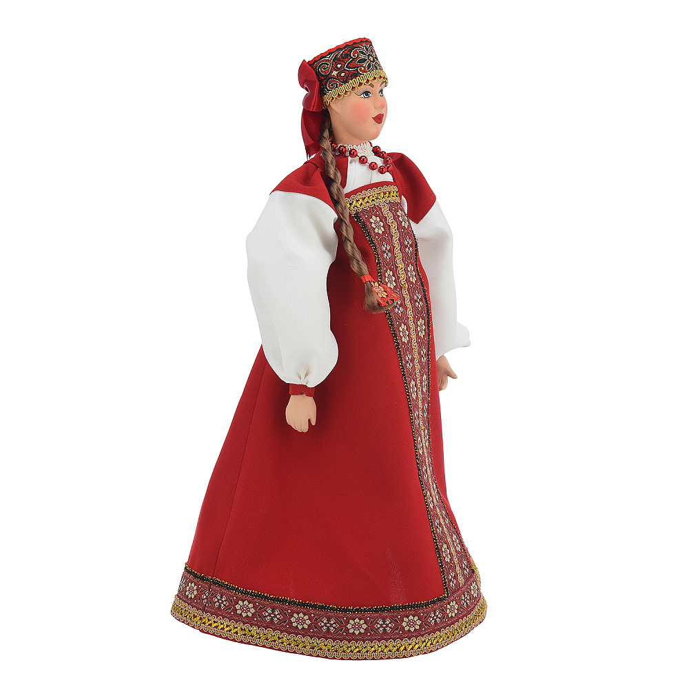 Кукла ручной работы в костюме Московской губернии - интернет магазин Русь Велика я фото 1