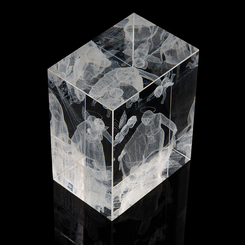 Лазерная графика. Куб «Рождество» - интернет магазин Русь Велика я фото 2