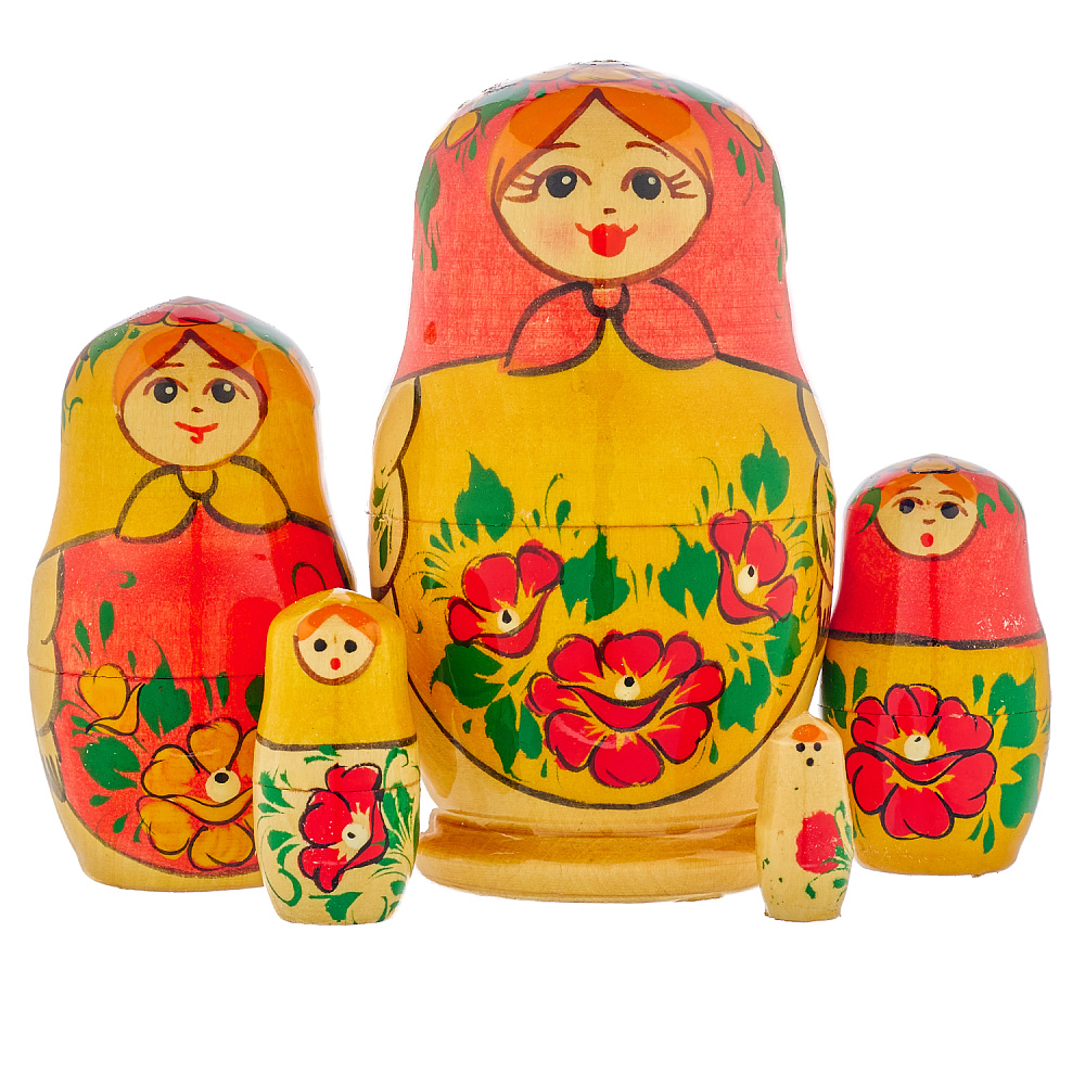 Матрешка «Вятка» 5 мест - интернет магазин Русь Велика я 