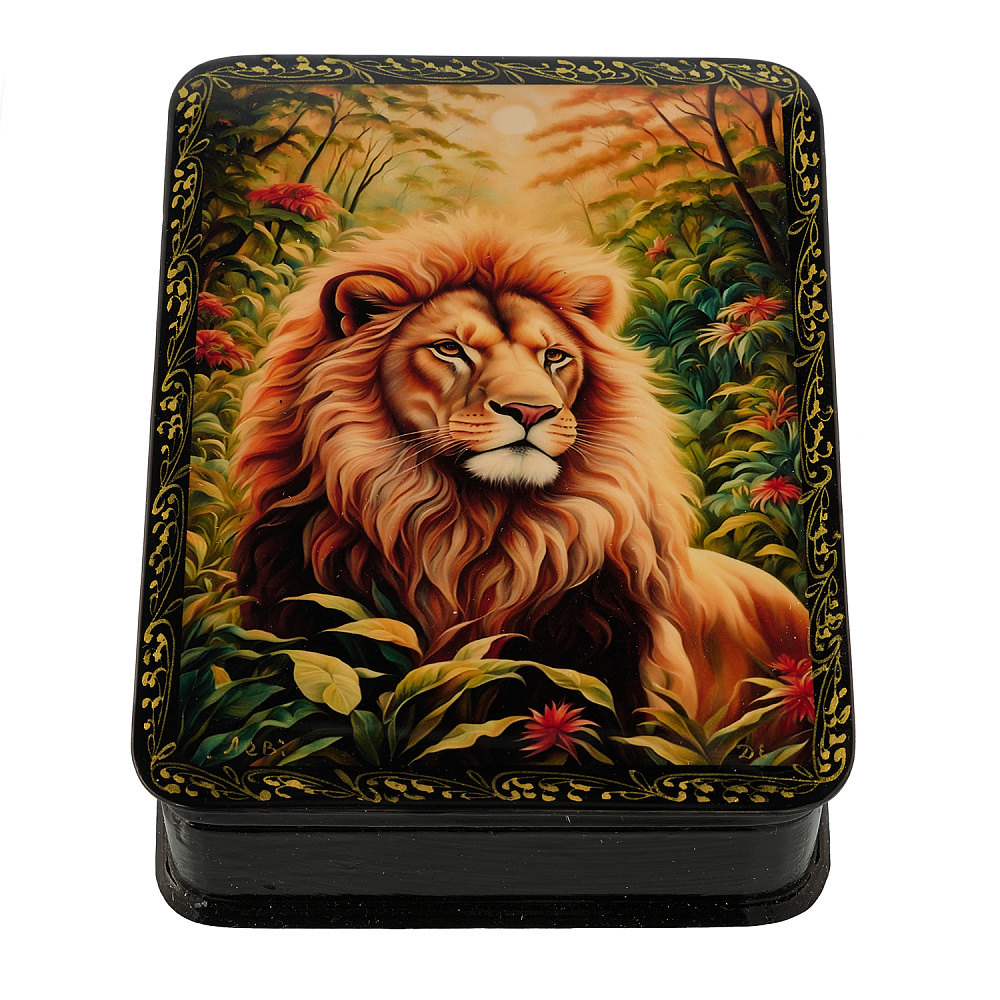 Шкатулка «Лев» - интернет магазин Русь Велика я 