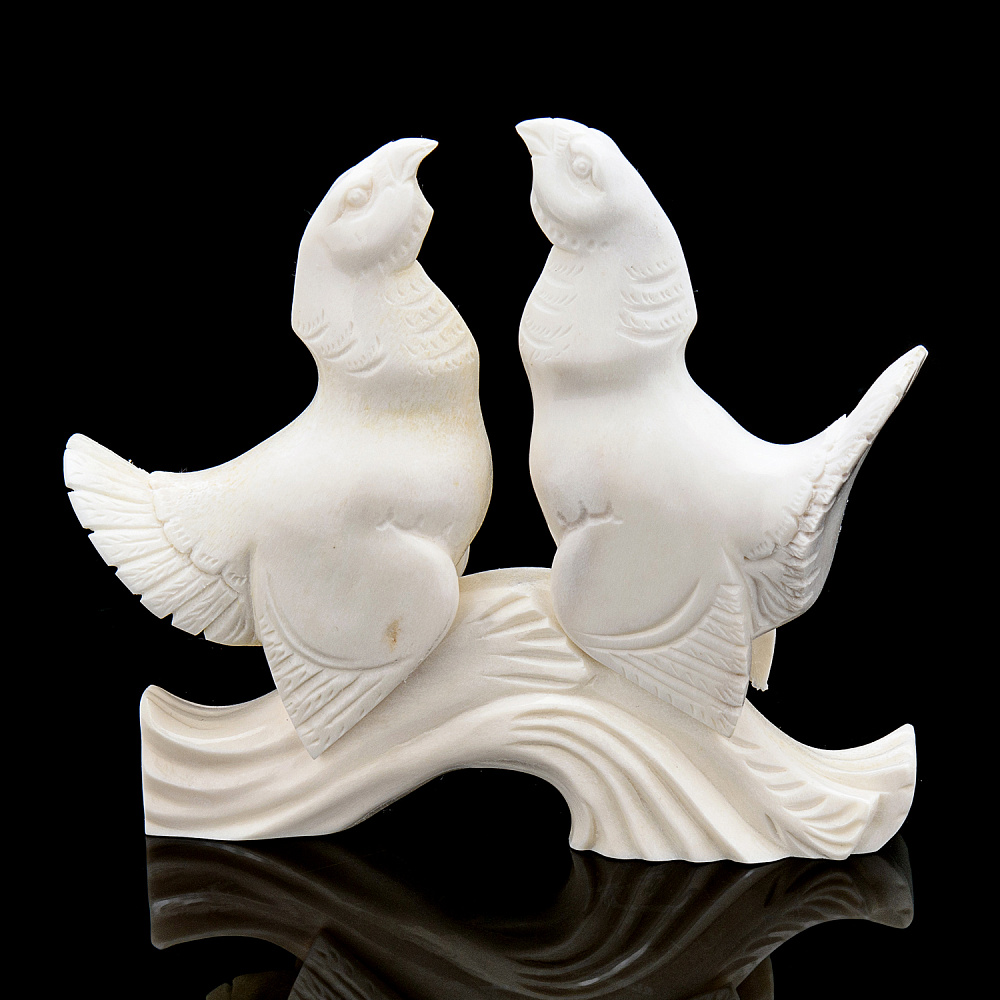 Скульптура из рога лося «На току» - интернет магазин Русь Велика я фото 3