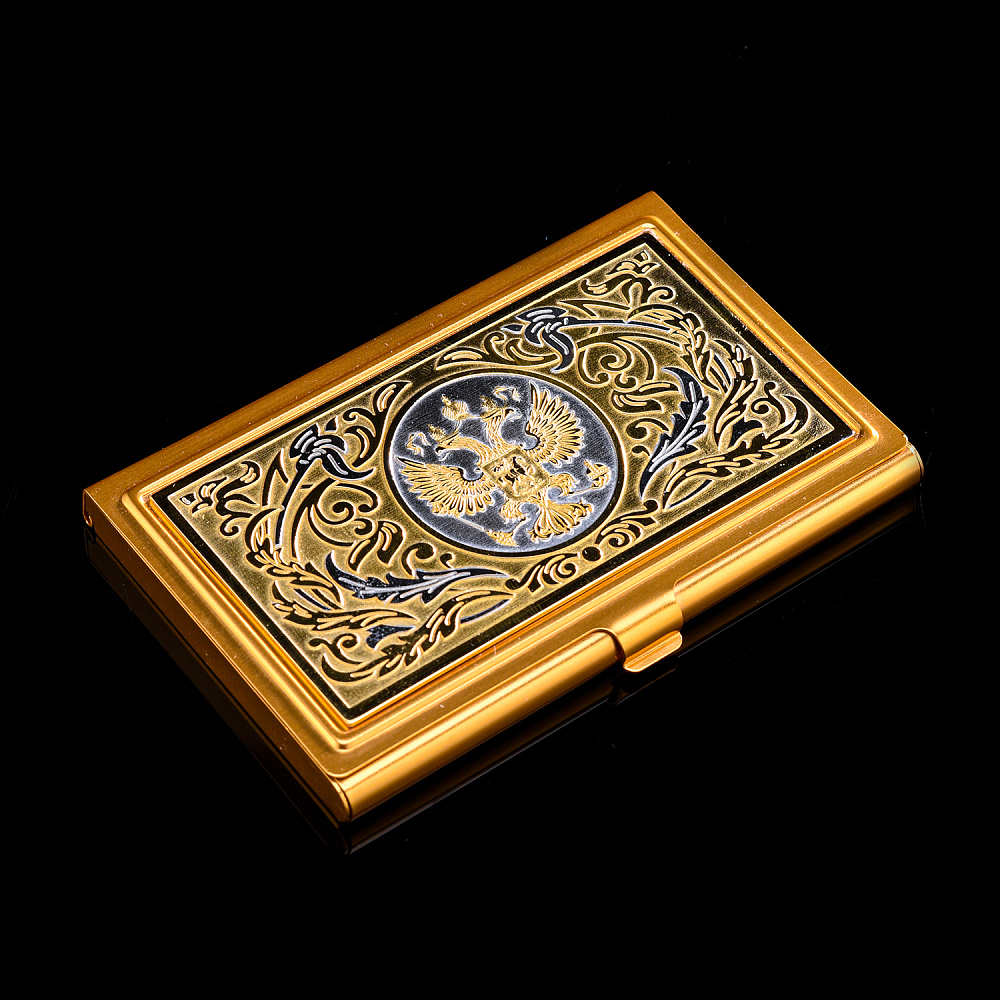 Визитница карманная «Герб РФ». Златоуст - интернет магазин Русь Велика я 