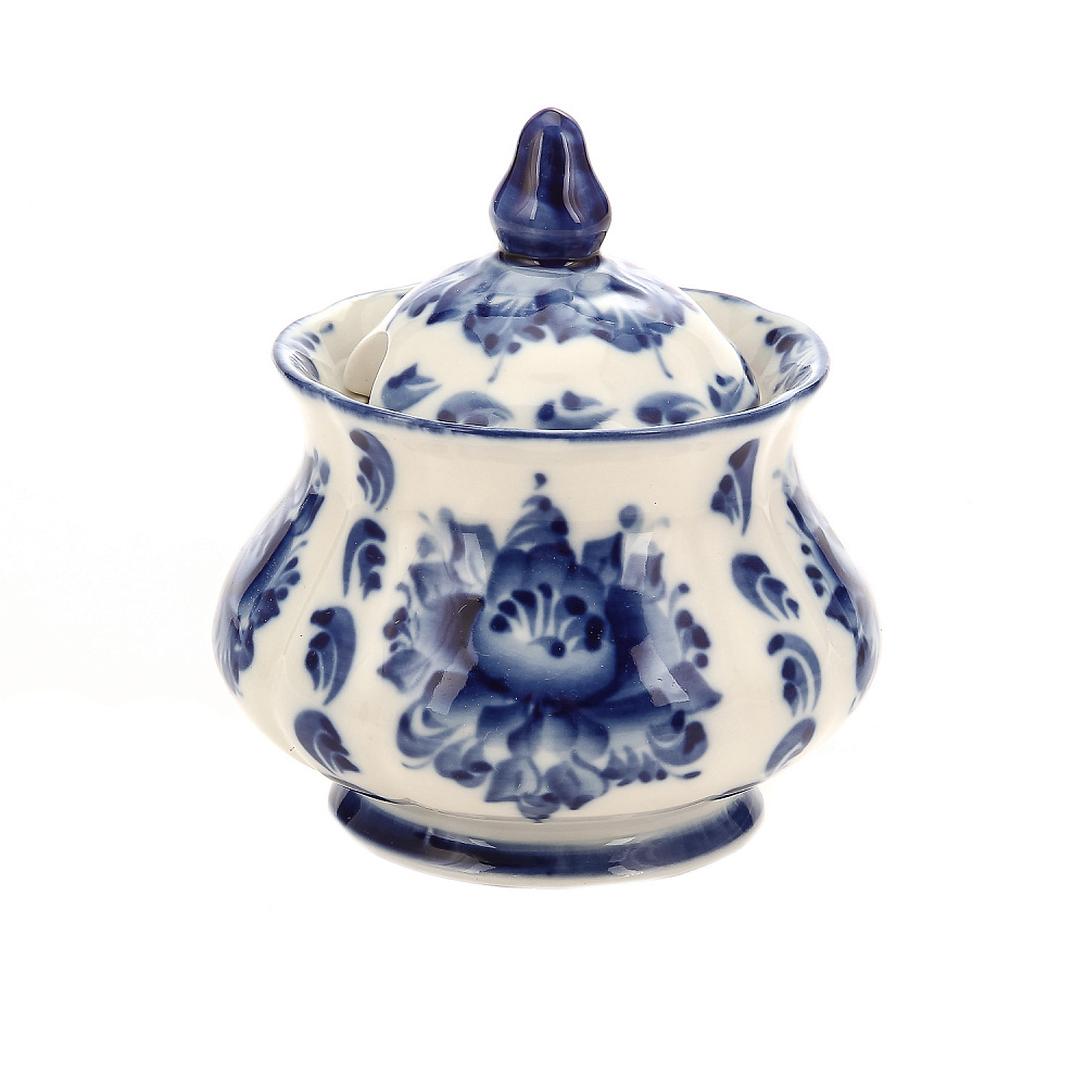 Кофейный сервиз на 2 персоны «Дебют». Гжель - интернет магазин Русь Велика я фото 7