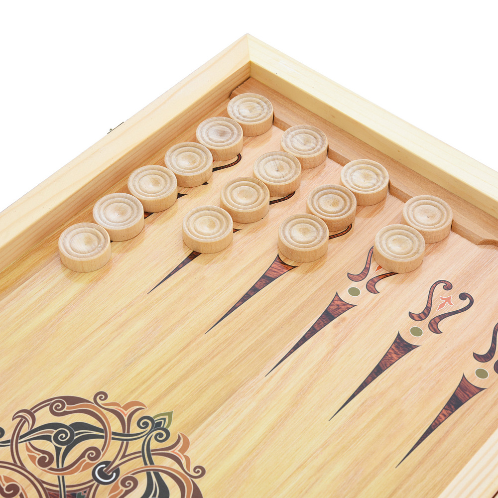 Нарды деревянные «Гусарские» 60х30 см - интернет магазин Русь Велика я фото 4