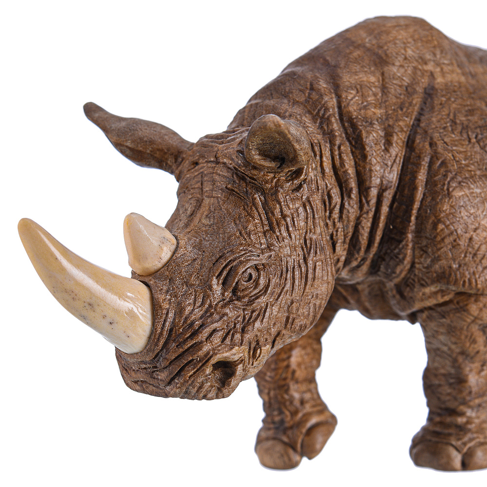 Скульптура из красного дерева и бивня мамонта «Носорог» - интернет магазин Русь Велика я фото 3