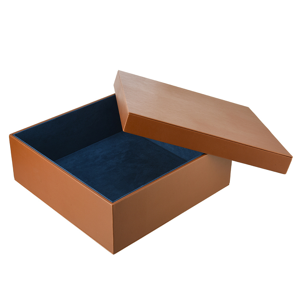 Подарочная упаковка из экокожи молочный шоколад 30х30х10 см - интернет магазин Русь Велика я фото 1