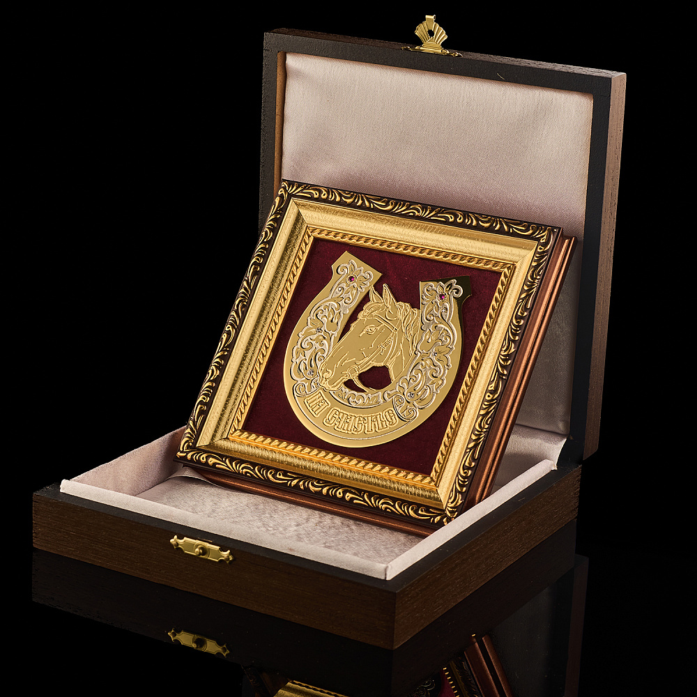 Панно-подкова «На счастье». Златоуст - интернет магазин Русь Велика я фото 3