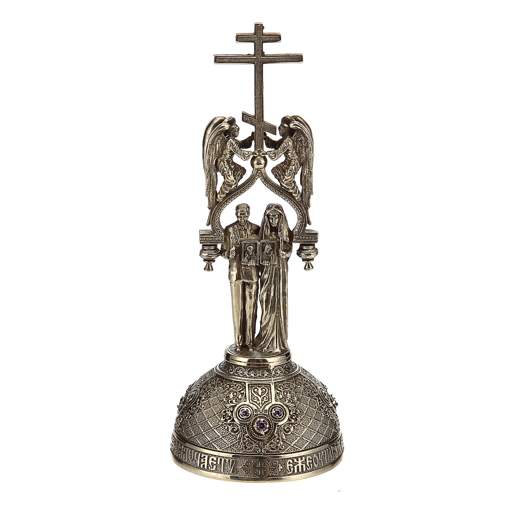 Бронзовый колокольчик «Венчальный» - интернет магазин Русь Велика я 