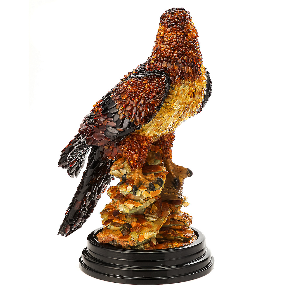 Статуэтка из янтаря «Орел» - интернет магазин Русь Велика я фото 4