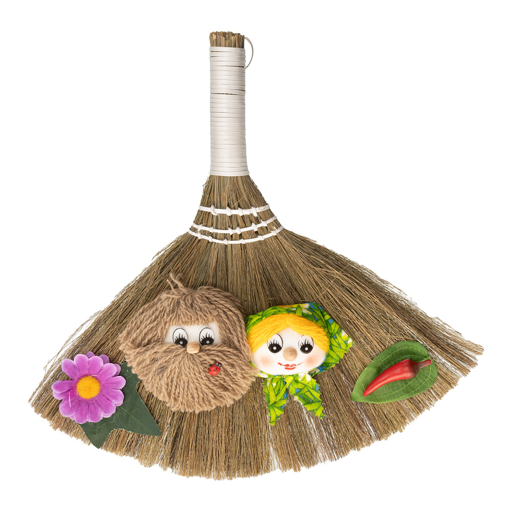 Кукла-оберег для дома «Дружная семейка на венике» - интернет магазин Русь Велика я 