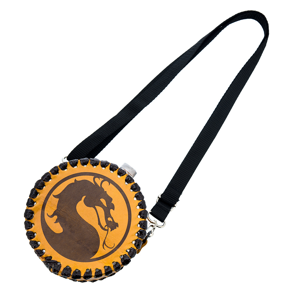 Фляга в кожаном чехле «Дракон» - интернет магазин Русь Велика я фото 2