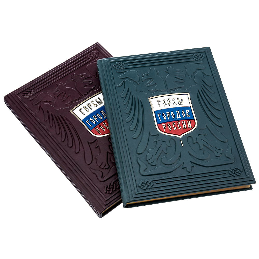 Книга подарочная «Гербы городов России» в 2-х томах - интернет магазин Русь Велика я фото 1