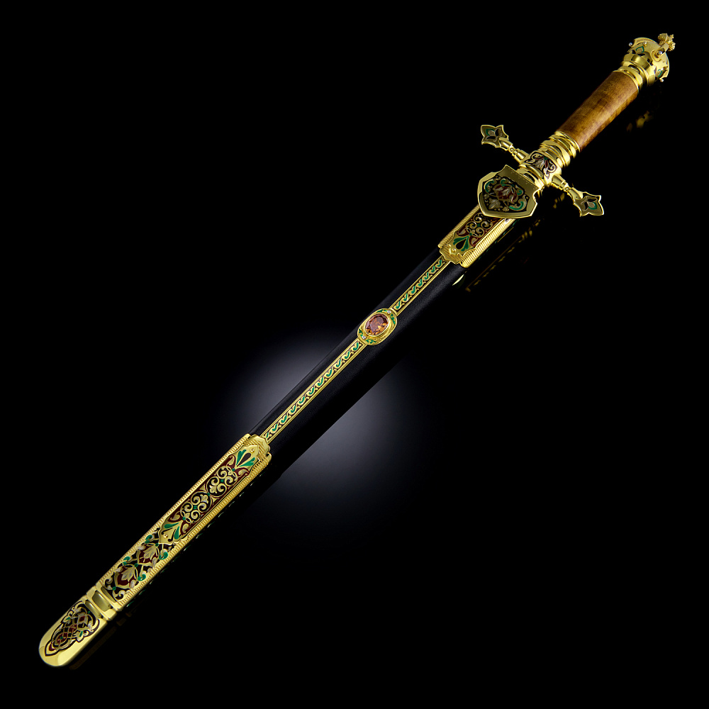 Кортик сувенирный «Царская охота». Златоуст - интернет магазин Русь Велика я фото 2