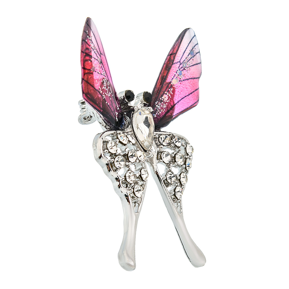 Брошь со стразами «Бабочка» - интернет магазин Русь Велика я фото 2