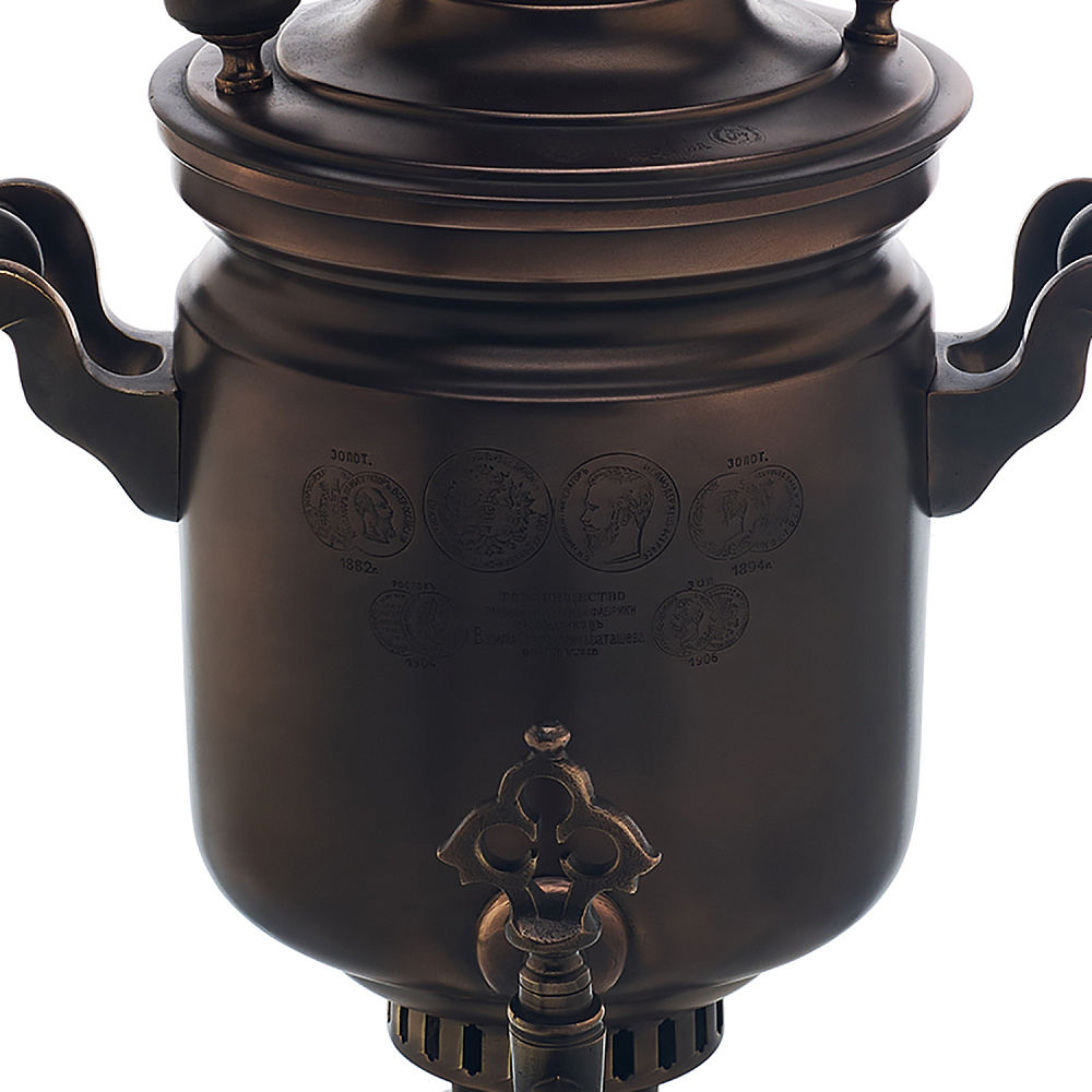Самовар жаровой 3 л медальный. Клейма Баташева - интернет магазин Русь Велика я фото 2