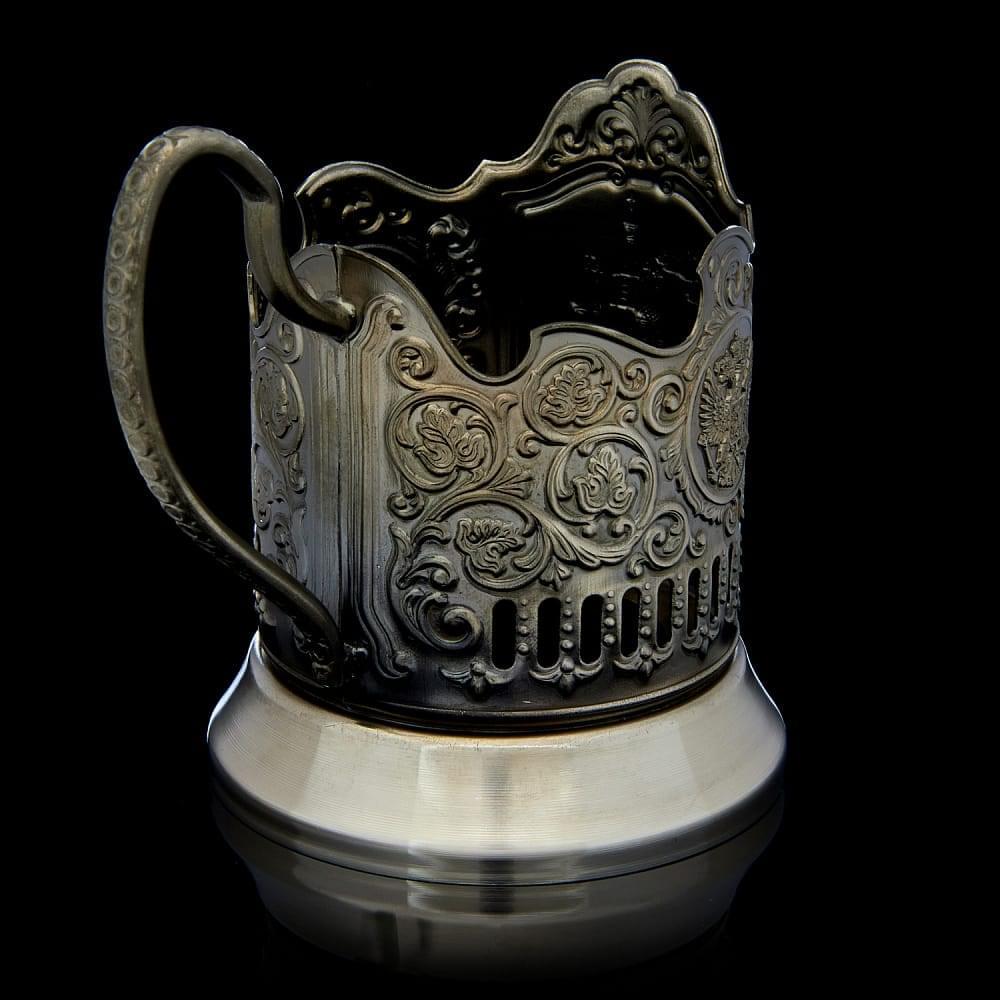 Подстаканник никелированный  «Храм Василия Блаженного» - интернет магазин Русь Велика я фото 3