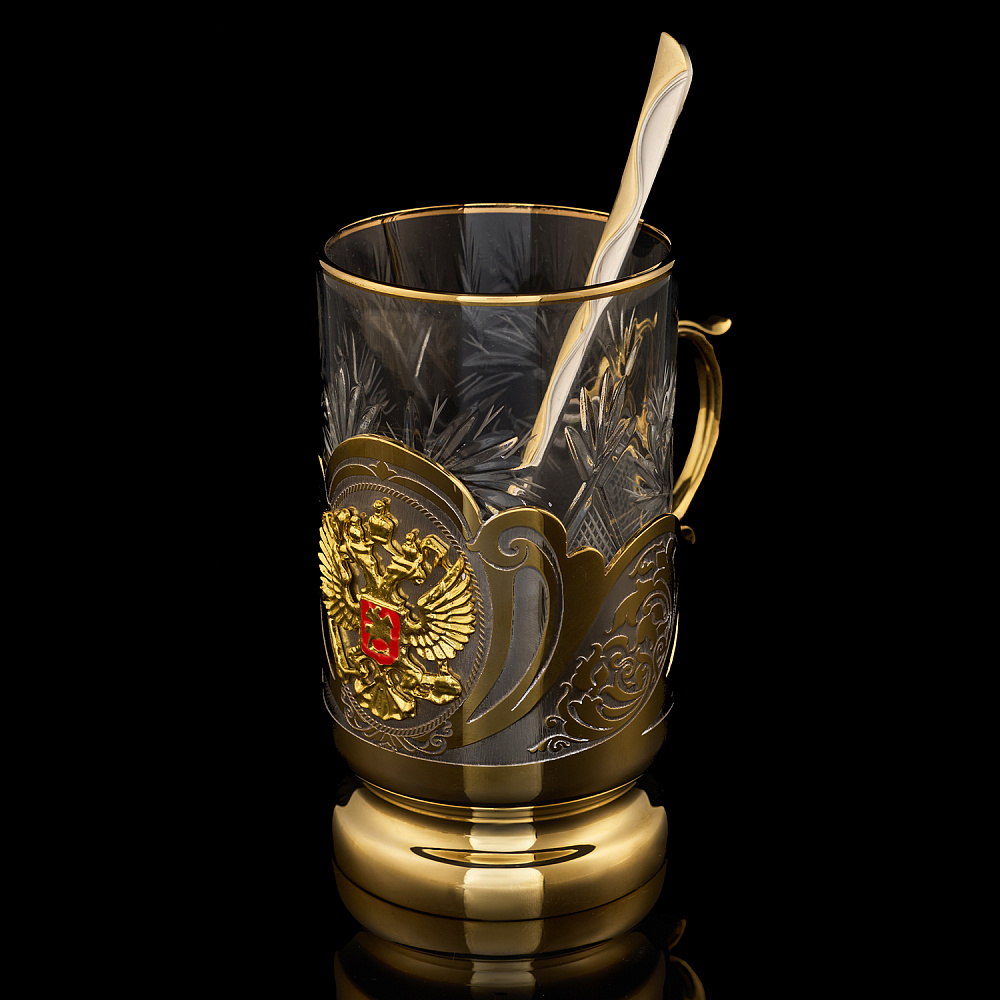 Подстаканник «Герб РФ». Златоуст - интернет магазин Русь Велика я фото 3