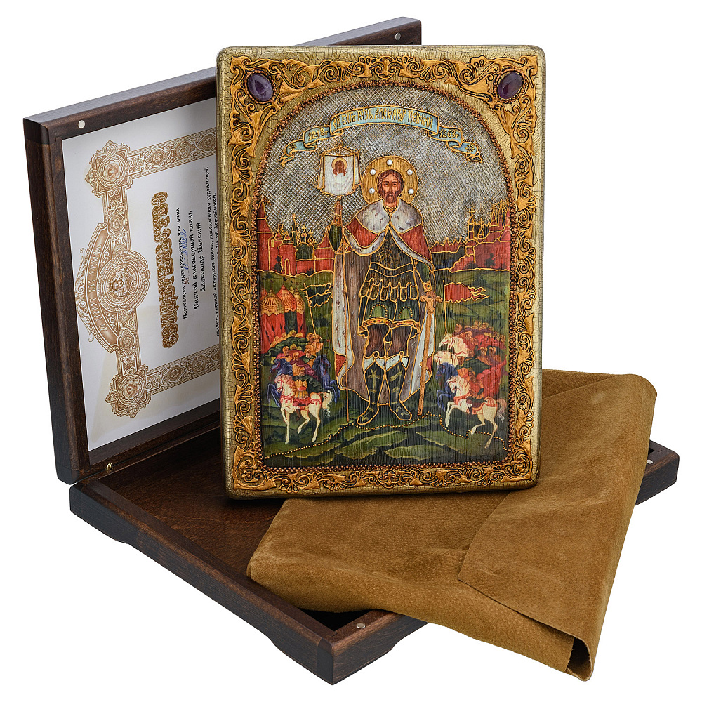 Икона «Александр Невский» 21х29 см - интернет магазин Русь Велика я фото 2