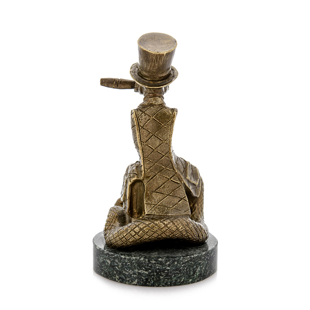 Змея Символ 2025 года. Бронзовая статуэтка «Капиталист» - интернет магазин Русь Велика я фото 3