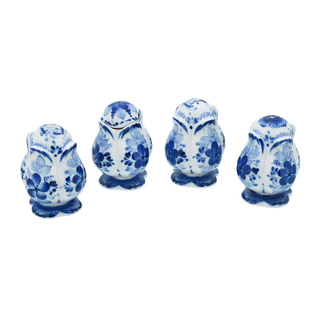 Набор для специй. Гжель - интернет магазин Русь Велика я фото 4