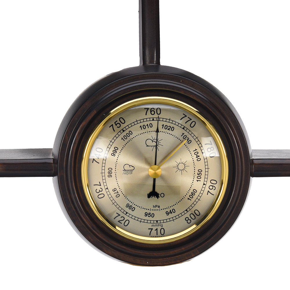 Метеостанция настенная с термометром, гигрометром и барометром «Самолет» - интернет магазин Русь Велика я фото 1