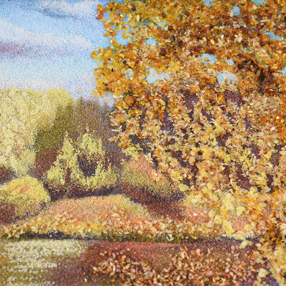 Картина янтарная «Ясный день» 30х40 см - интернет магазин Русь Велика я фото 4