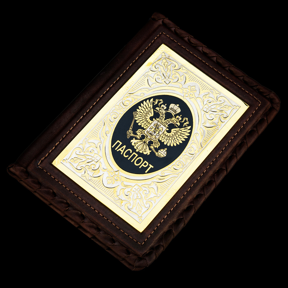 Обложка для паспорта «Герб РФ». Златоуст - интернет магазин Русь Велика я 